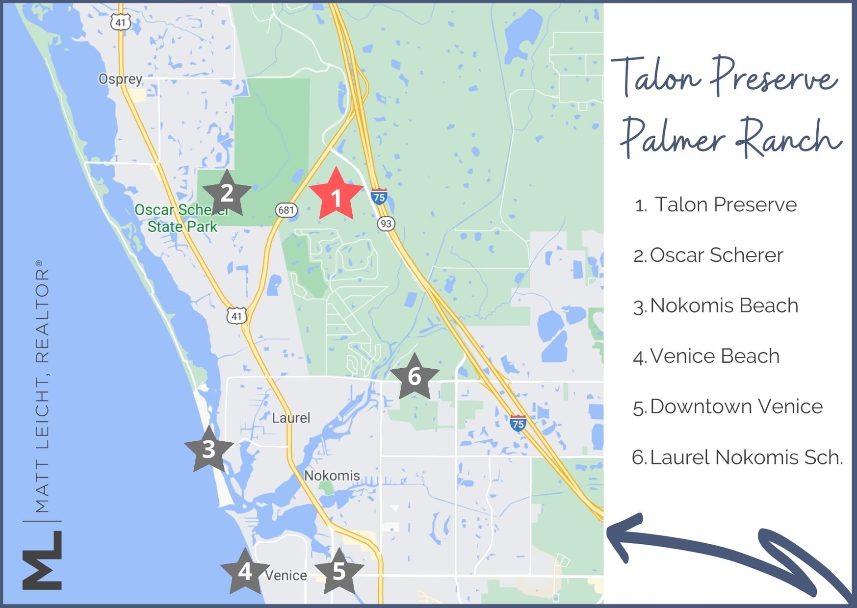 Talon Preserve Map